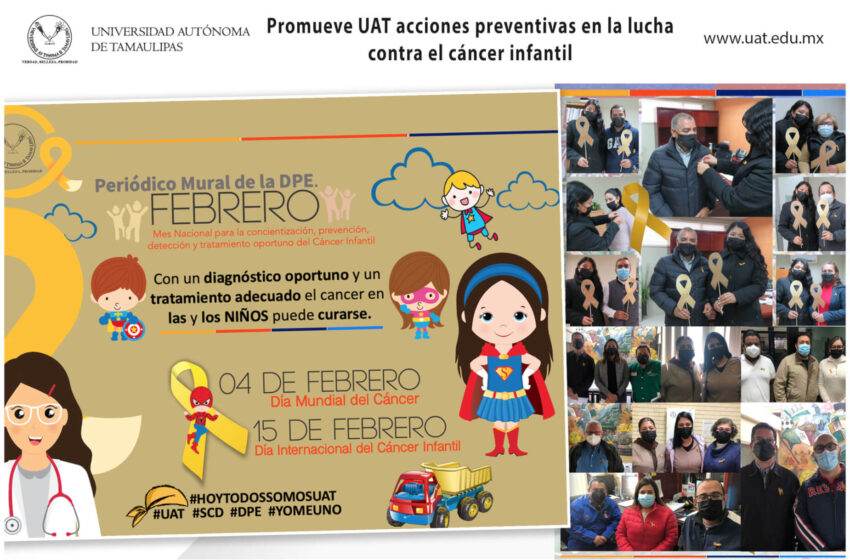  Promueve UAT acciones preventivas en la lucha contra el cáncer infantil