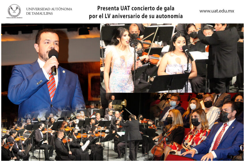  Presenta la UAT concierto de gala por el LV aniversario de su autonomía