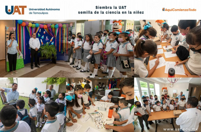 ​Siembra la UAT en los niños la semilla de la ciencia